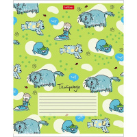 Тетрадь А5 18л клетка "Забавные истории" на скобе 5 дизайнов 18Т5В1/067612