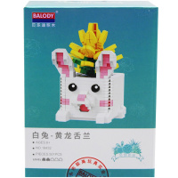 Конструктор 3D "Кролик" 501 деталь 6,5х9х9см пластик 18432BA