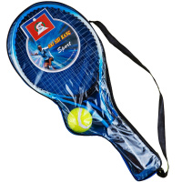 Ракетки для бадминтона 53см с мячом, 4 цвета, пластик, в чехле PZ2218