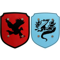 Щит 26х21см дерево, цвет ассорти Y3258-15