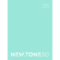 Тетрадь на кольцах А4 80л клетка "NEWtone Pastel Мята" глянцевая ламинация 80ТК4A1_05039/062038