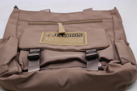 Сумка "Fashion" 34х36см 1 отделение, 4 кармана, текстиль, коричневая 11829-24