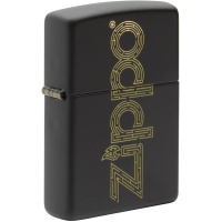 Зажигалка "Zippo Design" 38x13x57мм латунь/сталь, чёрная, матовая 49598/60286