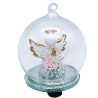 Сувенир "Ангел в шаре" 7см, стекло Y215-13