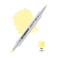 Маркер спиртовой двухсторонний "Sketchmarker" сливочный SM-Y44