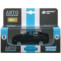 Машина "Toyota Camry" черная, инерционная, металл 17,5см (свет, звук, откр.двери) JB1251270