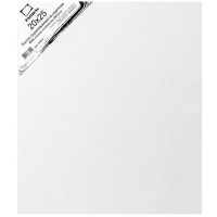 Холст на картоне, 20х25см 100% хлопок, мелкое зерно, 280г/м2 222025