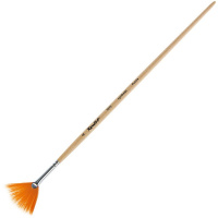 Кисть синтетика веер №4 длинная ручка ЖС7-04,02Б