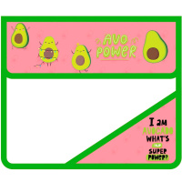 Папка на липучке А5 230х190х50мм "Super Avocado" 2 отделения, с клапаном, пластик ПМ-А5-36 Папка на липучке А5 230х190х50мм "Super Avocado" 2 отделения, с клапаном, пластик ПМ-А5-36