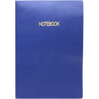 Бизнес-блокнот А5 80л линия, искусственная кожа, цветной срез, 4 цвета Y10713-24