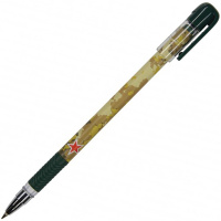Ручка шариковая "MagicWrite. Милитари. Песочный" 0,5мм синяя 20-0240/14