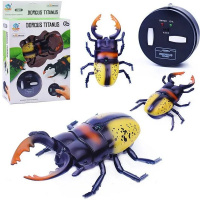 Жук р/у 12х9х3см на батарейках, с зарядным устройством, пластик (свет) 9996EF