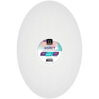 Холст на картоне овальный 20х30см 100% хлопок, мелкое зерно, 280г/м2 220230