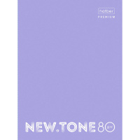 Тетрадь на кольцах А4 80л клетка "NEWtone Pastel Лаванда" глянцевая ламинация 80ТК4A1_05019/062039