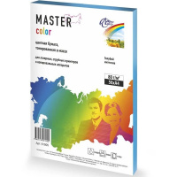 Бумага тонированная А4 50л 80г/м2 голубой интенсив 61005
