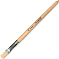 Кисть щетина плоская №10 короткая ручка ЩП - 07129