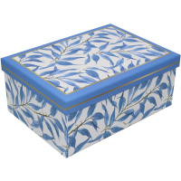 Коробка подарочная "Листья" 24х17х10,5см картон D10-1