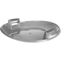 Санки-ледянки 60х60см "Тобоган" с ручками, пластик ассорти Пл-с198