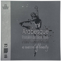 Планшет д/эскизов 28х28см 25л 300г/м2 100% целлюлоза "Арабеск" серая бумага ПЛ-8895