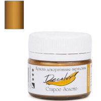 Краска акриловая 20мл "Деколор" старое золото 0603127