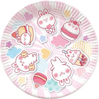 Набор тарелок "Каваи" 23см 6шт бумажные P 6078737