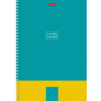 Тетрадь А4 96л клетка "В ярком цвете" на спирали 4 дизайна 96Т4тВ1гр/066118