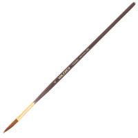 Кисть синтетика круглая №6 сабля средняя ручка "Claude" 754606