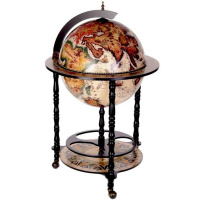 Глобус-бар 58,5х58,5х93,5см напольный, дерево 266321