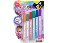 Гель-клей 6 цветов 12мл "Explora" с блестками EA71101