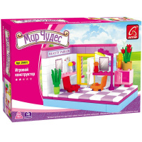 Конструктор пластмассовый AUSINI, "Мир чудес: Парихмахерская" (146 деталей)