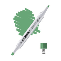 Маркер спиртовой двухсторонний "Sketchmarker" зеленый Нил SM-G81