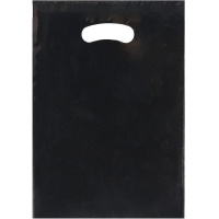 Пакет подарочный 21х30см фольга черный Y10437-24