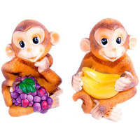 Сувенир Обезьяна 4,5*2,5см 2 вида Y2590-15