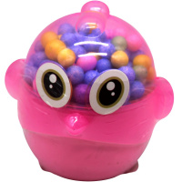 Слайм "Сова" 10х9см 190гр. с шариками, 4 цвета XJ3158