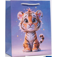 Пакет подарочный "Зверята" 32х26х10см 4 вида Y10561-24