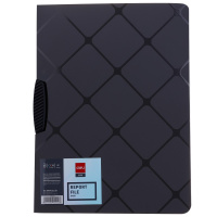 Папка-клип А4 "Cube" полипропилен 0,45мм черный E5450