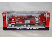 Машина "Пожарная" инерционная, пластик 46х17х10см с пушкой 1443992/328-9A