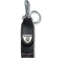 Чехол для ножей 58мм 2-3 уровня, натуральная кожа, с карабином, черный "Leather Hang Case" 4.0515