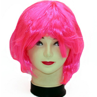 Парик Карэ розовый Y2334-15