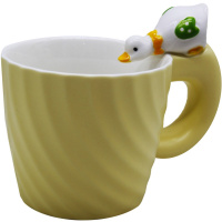 Кружка "Уточка" 9х10см 3 цвета, керамика SK3584