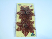 Елоч. игр. Цветок 14см, 2шт/уп, 5цв, резин. Y572-12