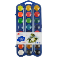 Краски акварельные 24 цвета "Я - Художник!" 12 цветов + 6 перламутр.+ 6 флуор.цветов 227421539