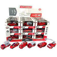 Машина "Пожарная" инерционная, пластик 7,5х2,5х3,5см, ассорти 2136595/QZ353B Машина "Пожарная" инерционная, пластик 7,5х2,5х3,5см, ассорти 2136595/QZ353B