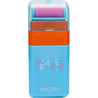 Ластик 60x26x16мм с липким роликом д/удаления остатков ластика, пластик VP154