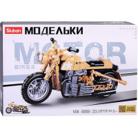 Конструктор "Мотоцикл" 223 детали 29х19х6см пластик 38-0959