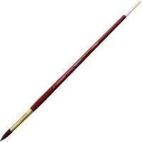 Кисть синтетика круглая №6 длинная ручка Round#6…….