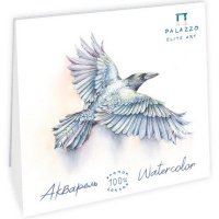 Планшет д/акварели 20х20см 15л 300г/м2 100% хлопок "Ворон" ПЛ-6369