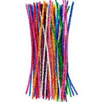 Проволока шенил блестящая 50шт. 30см, цвет ассорти Y10846-24