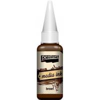 Чернила для декорирования 20мл, коричневые 21030