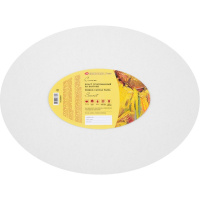 Холст на картоне овальный 30х40см 100% хлопок, среднее зерно, 280г/м2 142452067